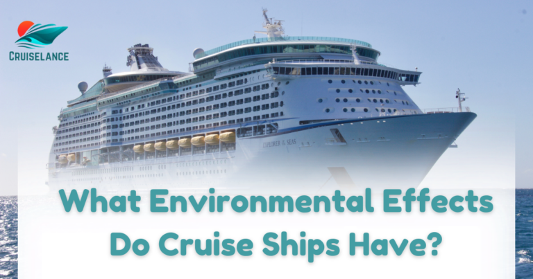 Pollution and environmental impact of cruise ships on oceans and coastal areas.